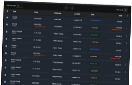 Invoices - Table -JS